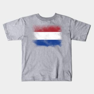 Holland flag isolated Kids T-Shirt